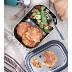 Black+blum Stainless Steel Lunchbox 1 Liter - Edelstahl-Proviantdose -Campingprodukte Geschäft black blum stainless steel lunchbox 1 liter edelstahl proviantdose bbl bam ss l003 9