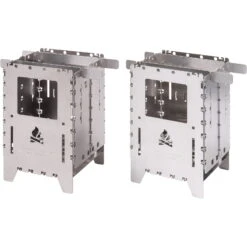 Bushcraft Essentials Bushbox XL Titanium - HOBO Kocher -Campingprodukte Geschäft bushcraft essentials bushbox xl titanium hobo kocher bce 037 13