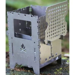 Bushcraft Essentials Bushbox XL Titanium - HOBO Kocher -Campingprodukte Geschäft bushcraft essentials bushbox xl titanium hobo kocher bce 037 9