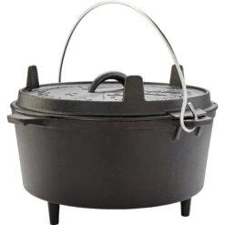 GROENBERG Askja Pot 7L - Gusseiserner Topf -Campingprodukte Geschäft groenberg askja pot 7l gusseiserner topf gro 266017 11