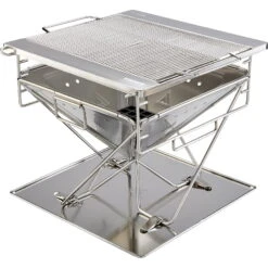 GROENBERG KATLA L - Edelstahl-Grill -Campingprodukte Geschäft groenberg katla l edelstahl grill gro 266003 12