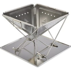 GROENBERG KATLA L - Edelstahl-Grill -Campingprodukte Geschäft groenberg katla l edelstahl grill gro 266003 14
