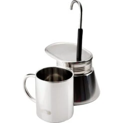 GSI Mini Espresso Set 4 Cup - Espressokocher -Campingprodukte Geschäft gsi mini espresso set 4 cup espressokocher 65105 2