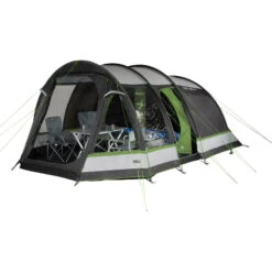 HIGH PEAK Bozen 5.0 - Familienzelt -Campingprodukte Geschäft high peak bozen 5 0 familienzelt light grey dark green hip 11836 2