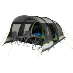 HIGH PEAK Garda 4.0 - Familienzelt -Campingprodukte Geschäft high peak garda 4 0 familienzelt light grey dark green hip 11821 2