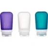 Humangear GoToob+ 3er Pack - 3 X 74 Ml Tube -Campingprodukte Geschäft humangear gotoob 3er pack 3 x 74 ml tube transparent violett tuerkis rl 071001 2