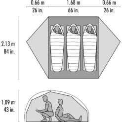 MSR FreeLite 3 V3 - 3 Personen Zelt -Campingprodukte Geschäft msr freelite 3 v3 personen zelt green cd 11516 15