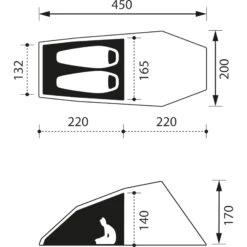 NOMAD Bedouin 2 LW - Tunnelzelt 16 NOMAD Bedouin 2 LW - Tunnelzelt -Campingprodukte Geschäft nomad bedouin 2 lw tunnelzelt sw26814 2