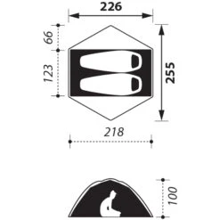 NOMAD Jade 2 - Kuppelzelt -Campingprodukte Geschäft nomad jade 2 kuppelzelt dill green nom tojadtf6dt02485 1
