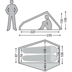 Nordisk Telemark 2.2 LW - 2 Personen Zelt -Campingprodukte Geschäft nordisk telemark 2 lw personen zelt forest green nd 151024 2