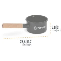 Petromax Panen 0.5 - Emaille Stieltopf -Campingprodukte Geschäft petromax panen 0 5 emaille stieltopf sw27787 3