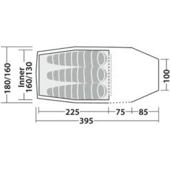 Robens Voyager 3EX - Drei-Personen-Tunnelzelt -Campingprodukte Geschäft robens voyager 3ex drei personen tunnelzelt green rl 152011 2