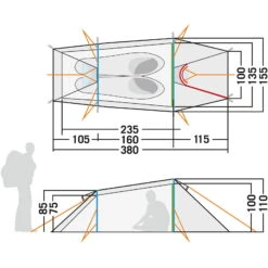 Tatonka Gargia 2 - Zwei-Personen-Zelt -Campingprodukte Geschäft tatonka gargia 2 zwei personen zelt stone grey olive tat 2602 332 2