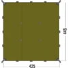 Tatonka Tarp 1 - Zeltplane -Campingprodukte Geschäft tatonka tarp 1 light olive 2485 210 2