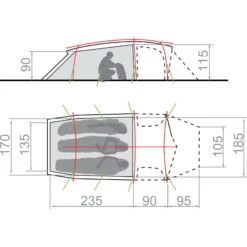VAUDE Mark XT 3P - Expeditionszelt -Campingprodukte Geschäft vaude mark xt 3p expeditionszelt green vau 14218 4000 2